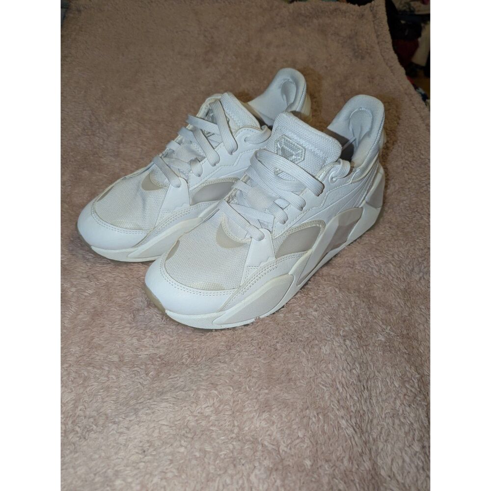 Puma RS-XL "Forever Diamonds" White-Platinum Grey Mens Size 10